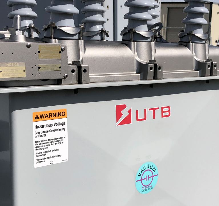 UTB Transformer technology with reconditioned reclosers.