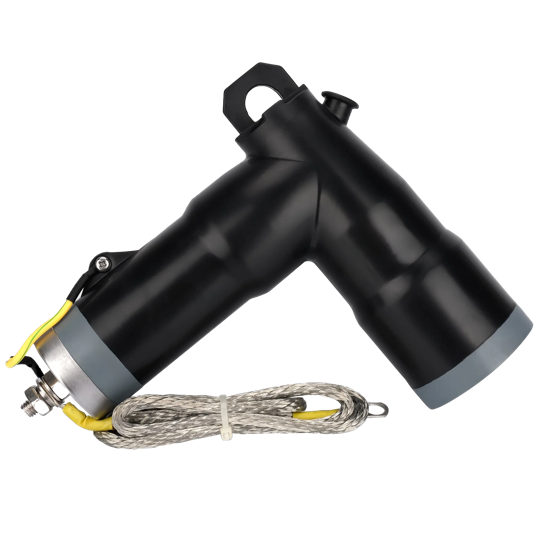 Elbow Arrester : An external device that connects to the transformer bushing via an elbow connector.
